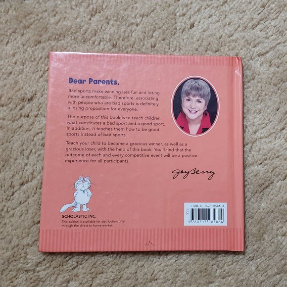 A Book About Being A Bad Sport By Joy Berry (Hardcover) - Picture 2 of 2